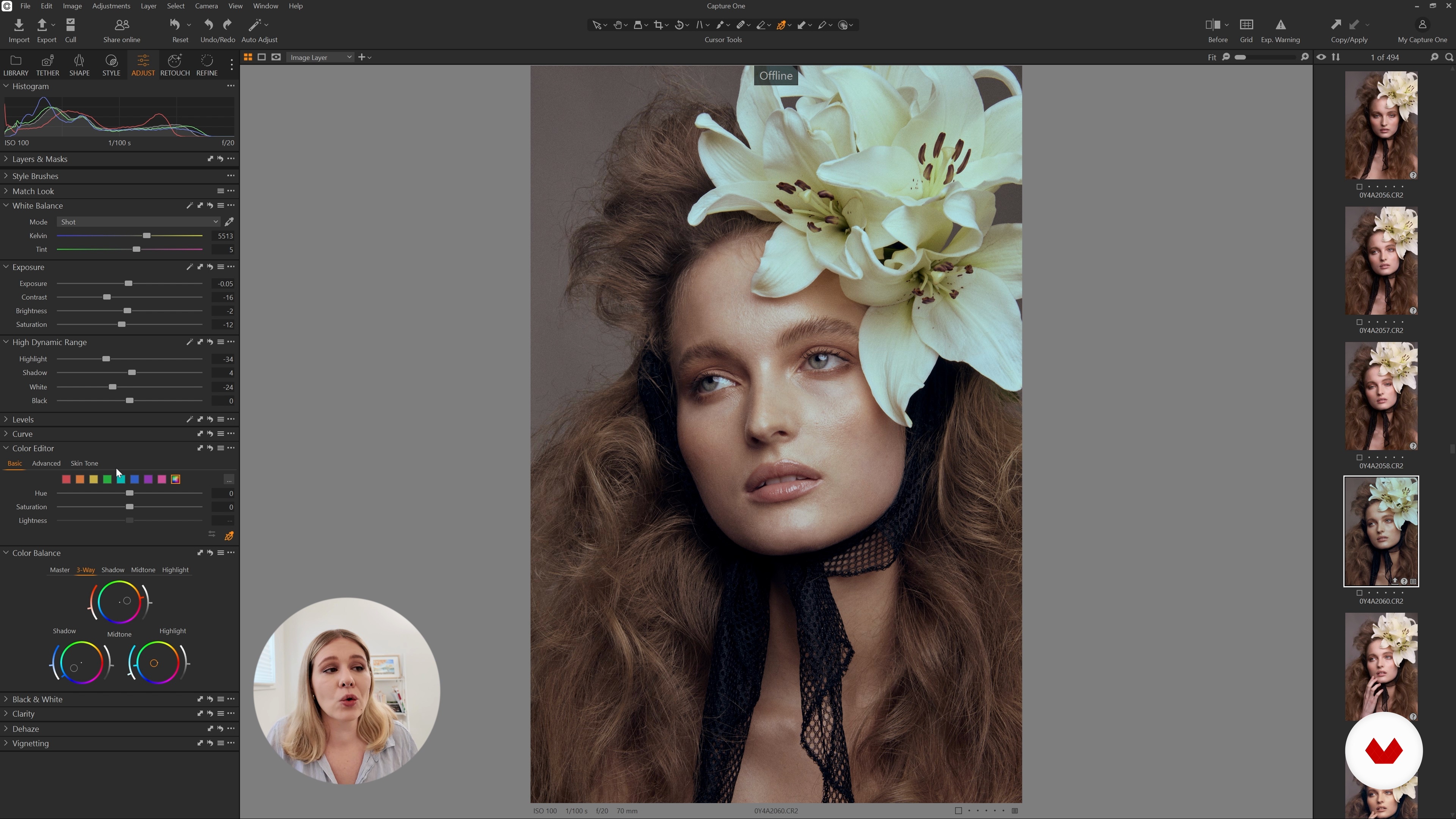 Do's and Don'ts of Colour Grading Beauty Portraits