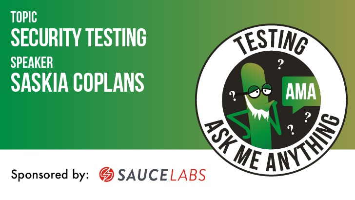 Testing Ask Me Anything - Security Testing with Saskia Coplans