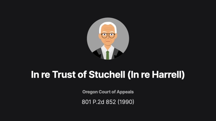 In re Trust of Stuchell (In re Harrell)