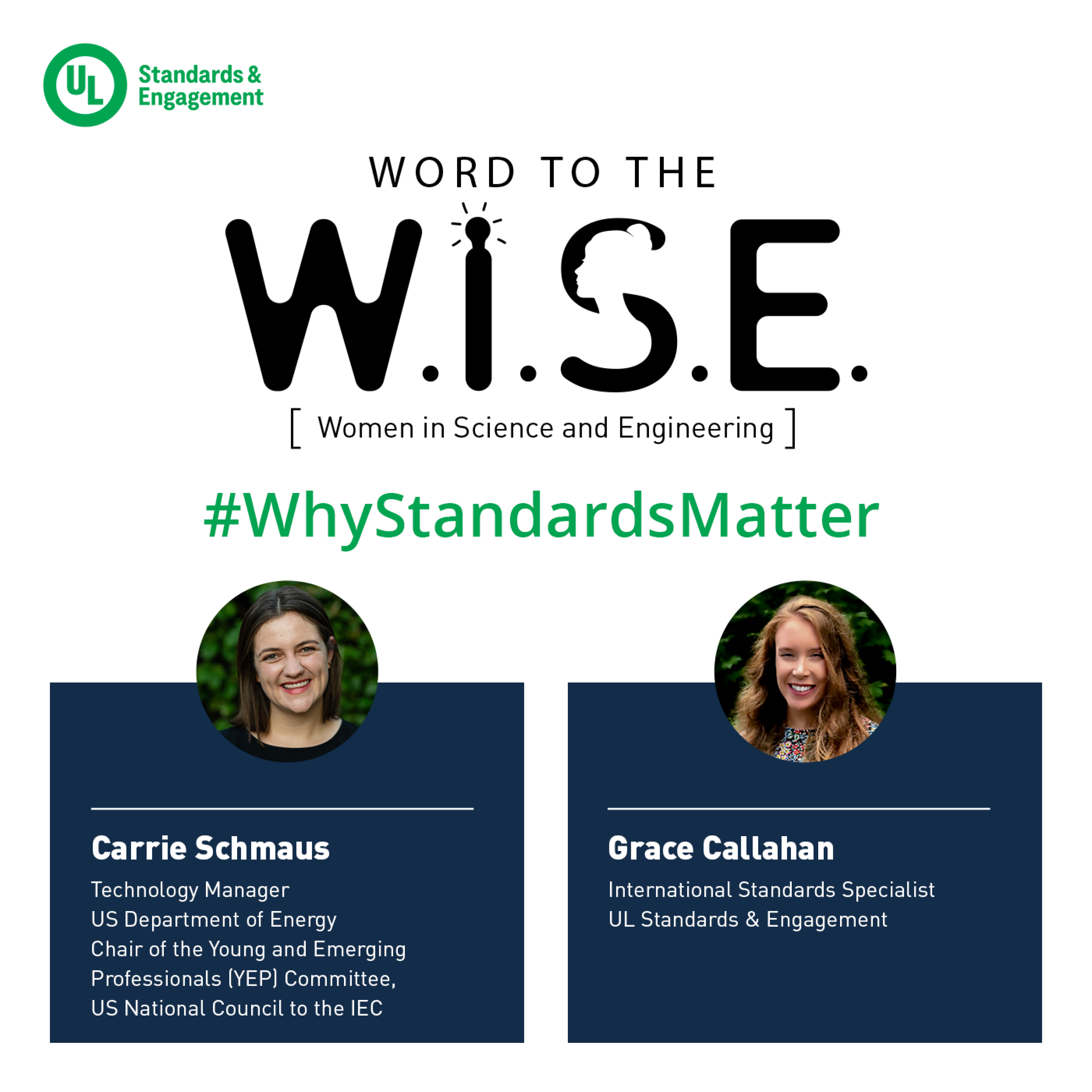 Word to the W.I.S.E. #whystandardsmatter
