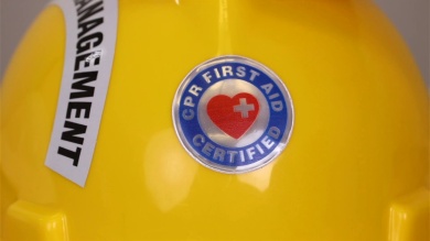 Safety is a Job Requirement Hard Hat Label