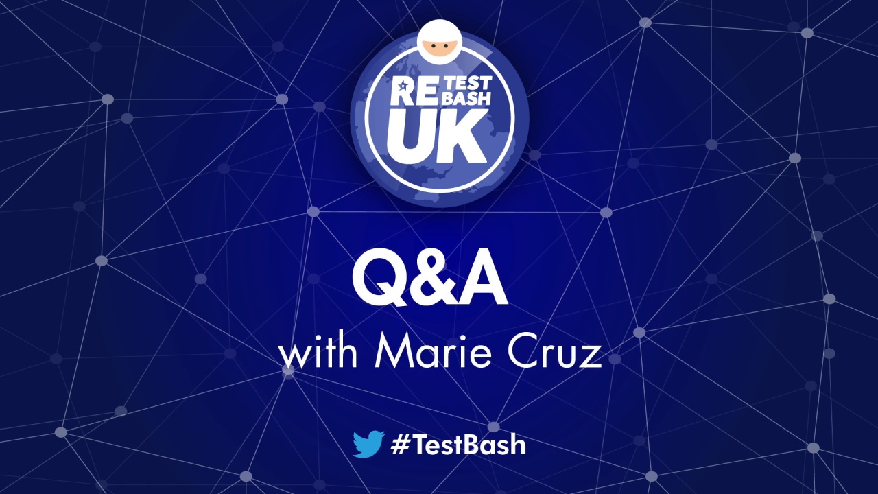 ReTestBash UK 2022: Live Q&A with Marie Cruz image