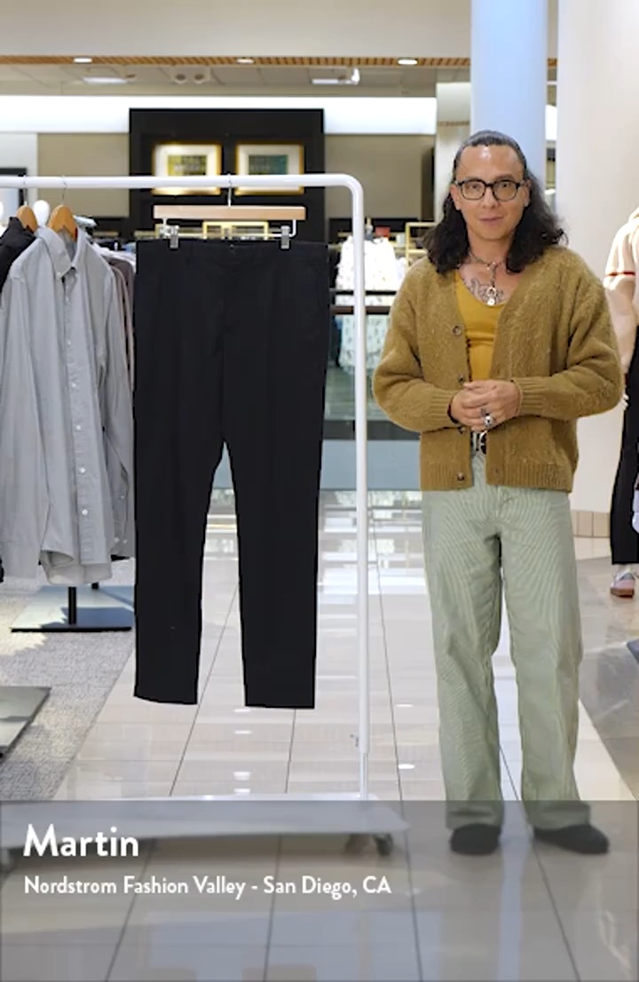 Theory Zaine Hanson Stretch Cotton Blend Pants | Nordstrom