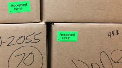 Accepted By QC Label Dispenser Box