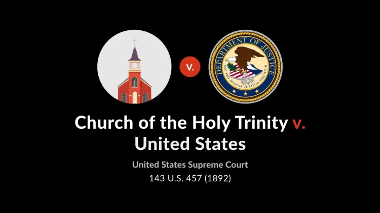 Church of the Holy Trinity v. United States
