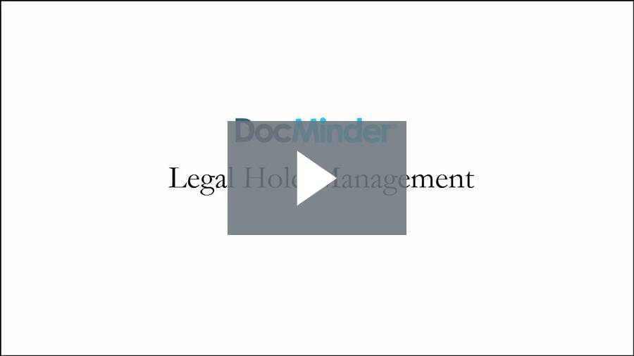 Legal Hold Management