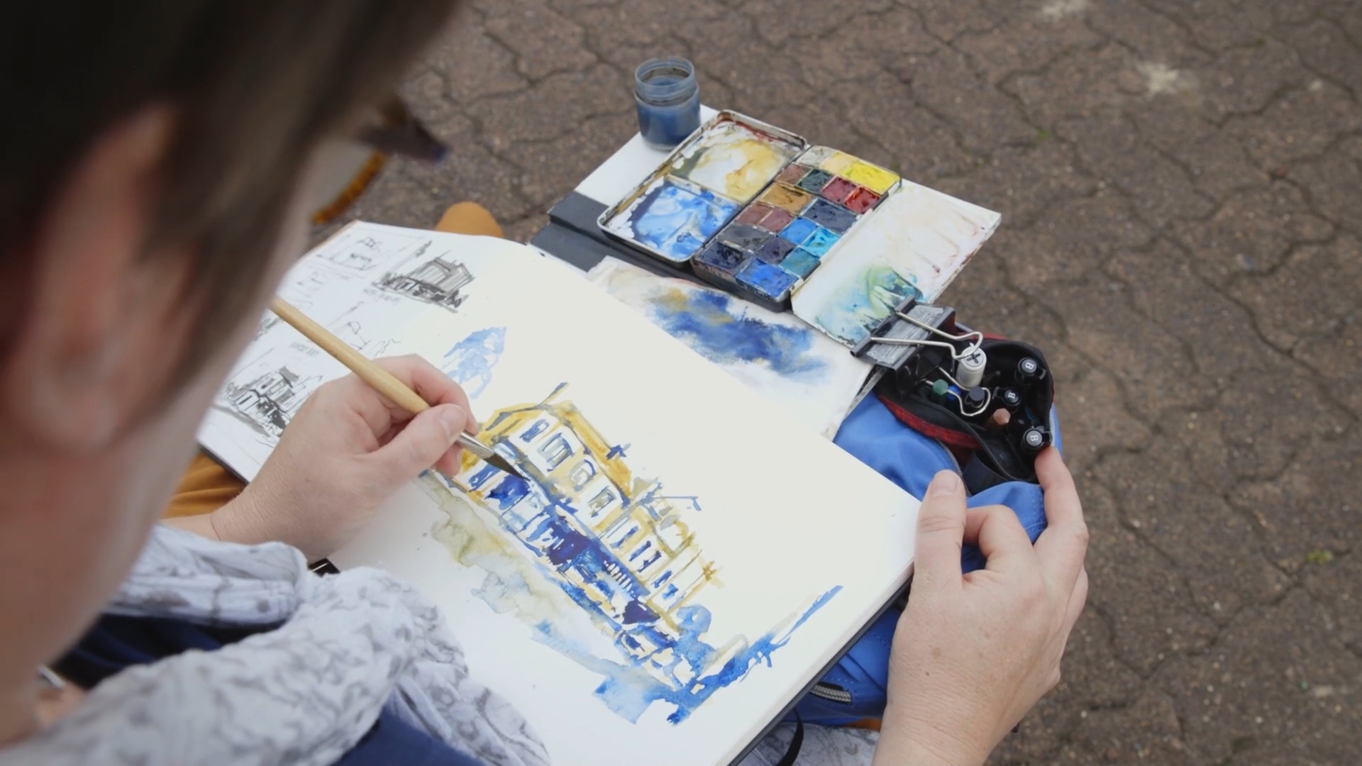 Why watercolour is so perfect for quick sketching - Liz Steel : Liz Steel