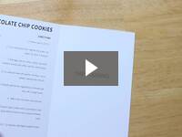 Video for Detachable Recipe Birthday Card Set