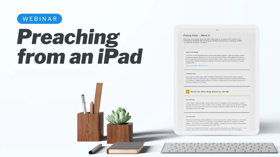 Preaching Platform Sermon Templates | How to Use A Sermon App