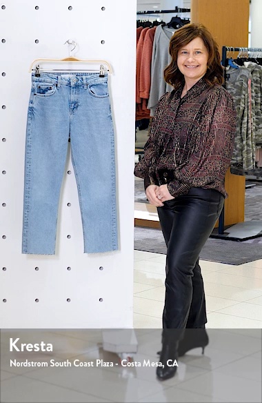 topshop authentic straight leg jeans