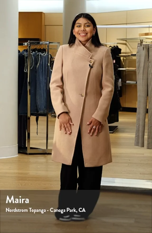 Reiss Maude Double Breasted Wool Blend Coat | Nordstromrack