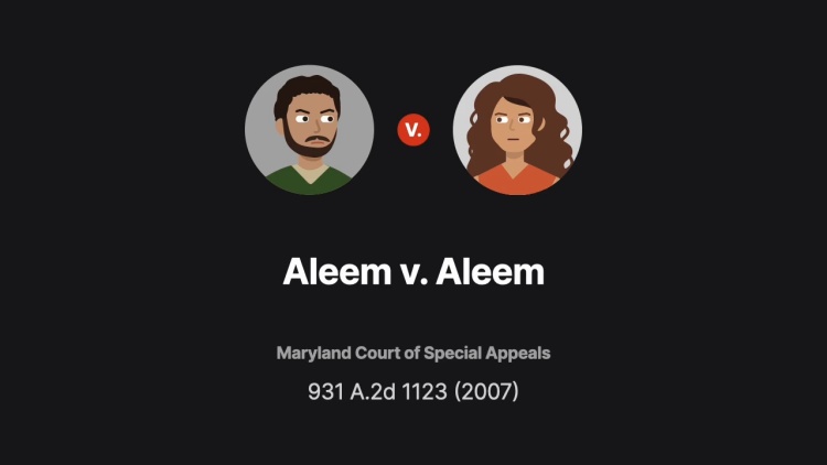 Aleem v. Aleem