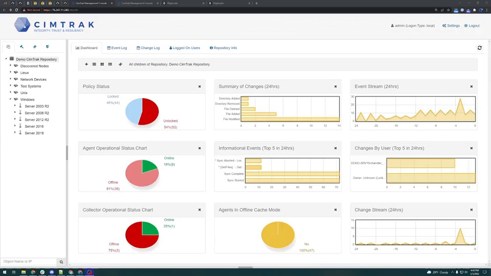 Integration of Cimcor CimTrak with Palo Alto XSOAR