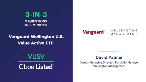 3 Questions in 3 Minutes: Vanguard Wellington U.S. Value Active ETF (VUSV) | David Palmer