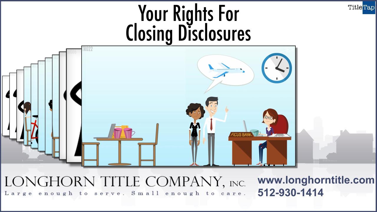 Your Rights And Rules For Closing Disclosures - Georgetown, Taylor ...