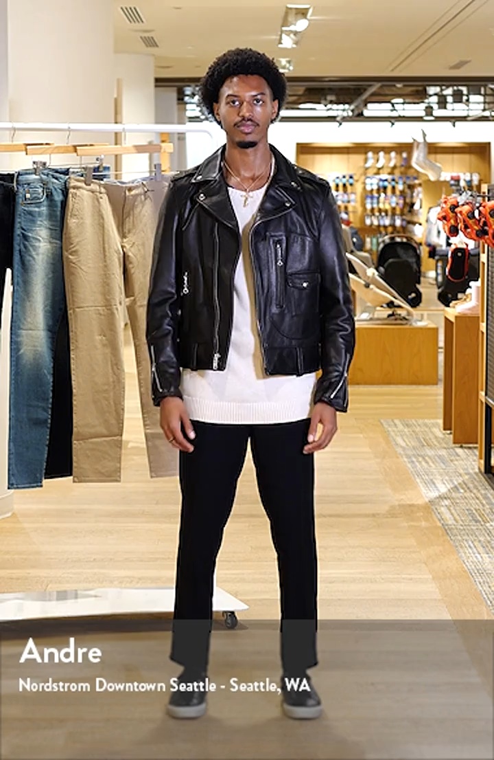 Schott NYC Bike Riders Perfecto Leather Moto Jacket | Nordstrom