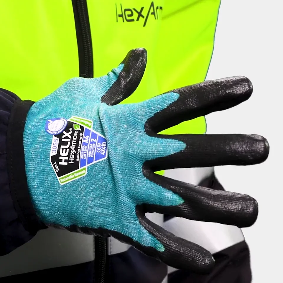 Helix 3055 - Bamboo Gloves - HexArmor