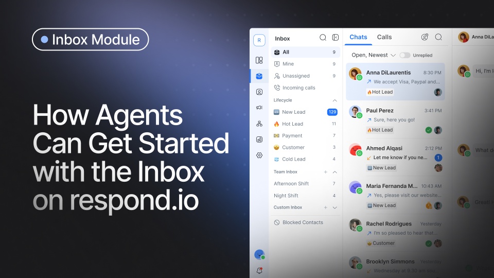 Getting started with the respond.io Inbox