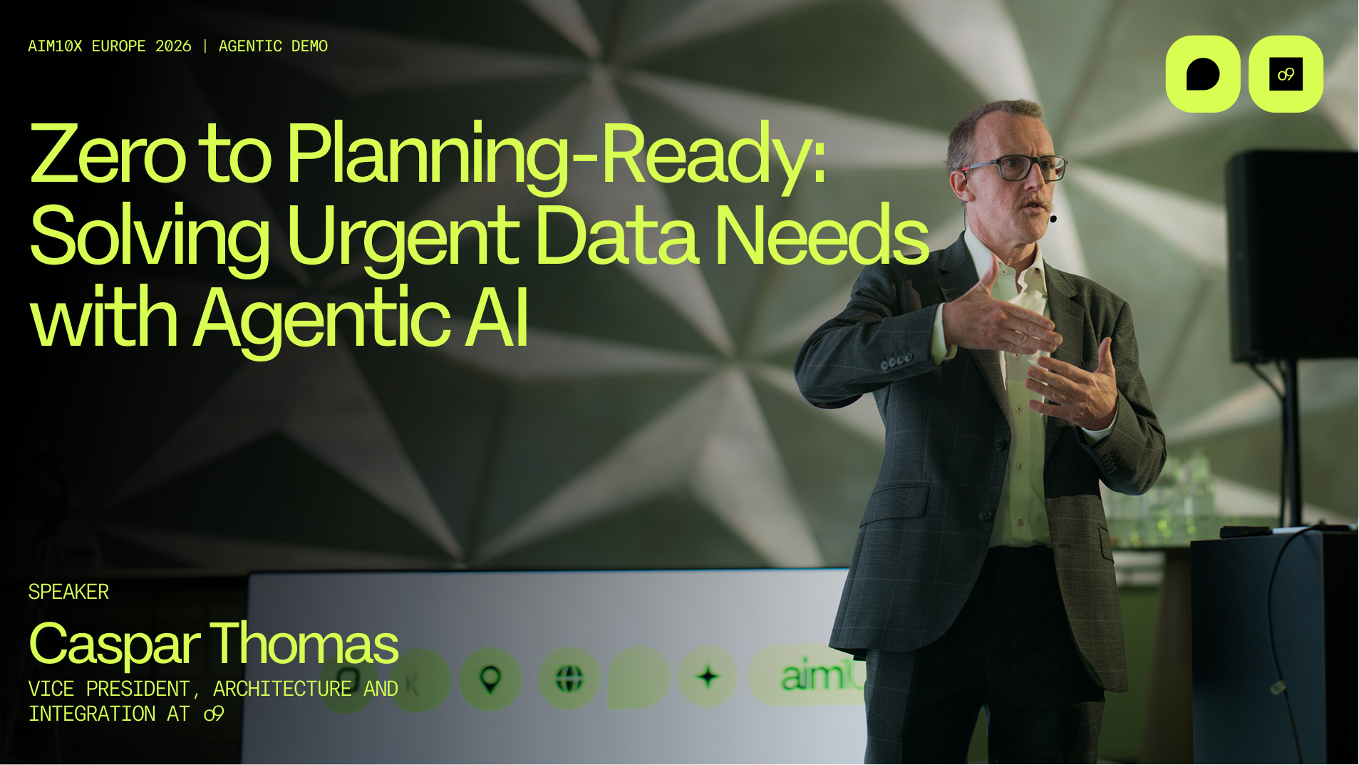 aim10x Europe | Zero to Planning-Ready: Solving Urgent Data Needs with Agentic AI | Caspar Thomas - o9 Solutions