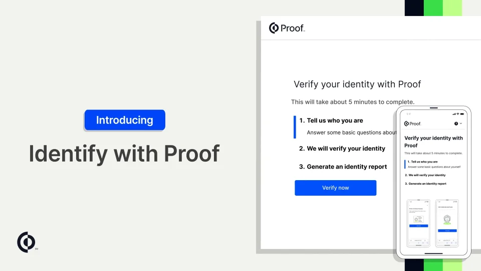 Proof Defend title card showing the Proof dashboard