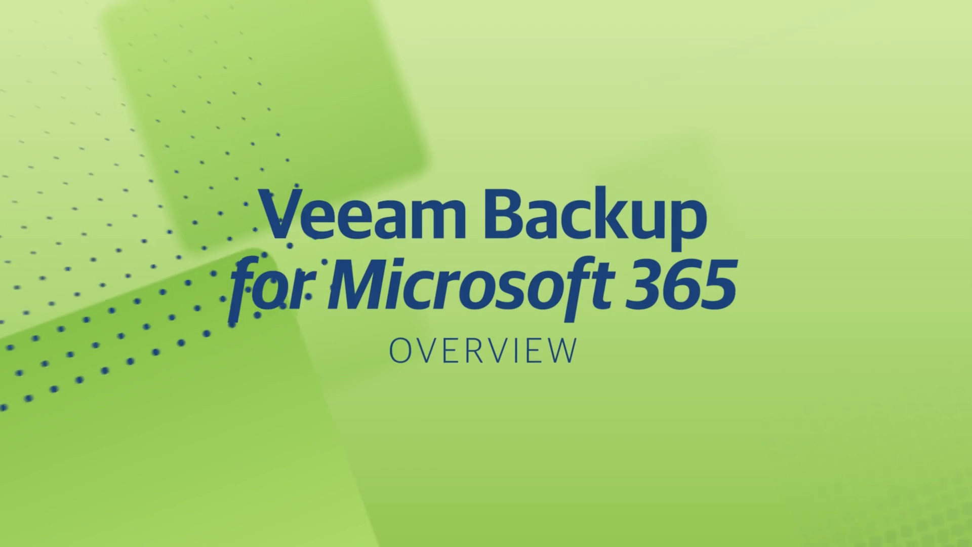 Haga backup de los datos de Office 365 con Veeam Backup for Microsoft 365