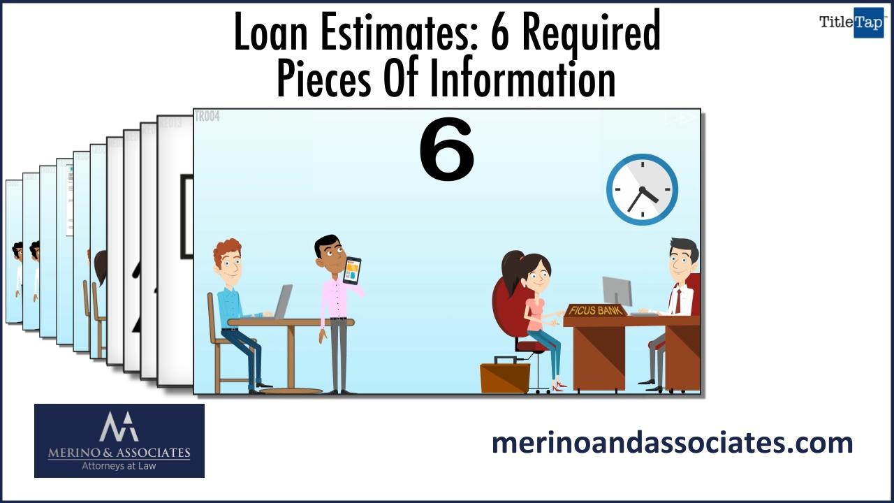 What 6 Pieces of Information Make A TRID Loan Application? Woodstock & Jasper GA Merino