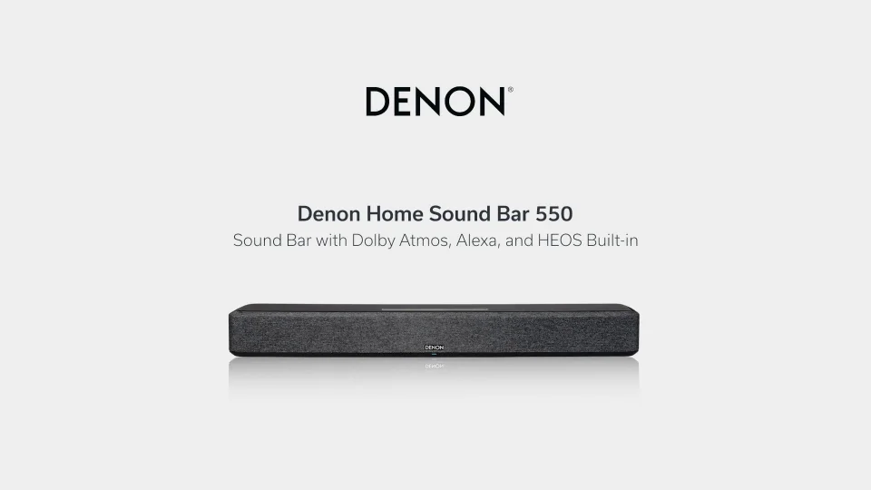 Denon Home Sound Bar 550 - Smart Sound Bar with Dolby Atmos