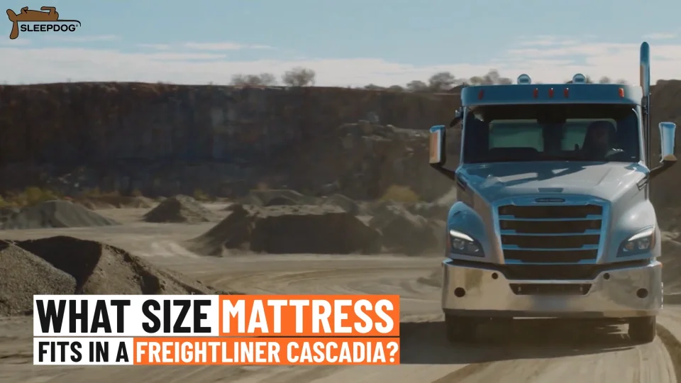 What Size Mattress is in a Freightliner Cascadia  