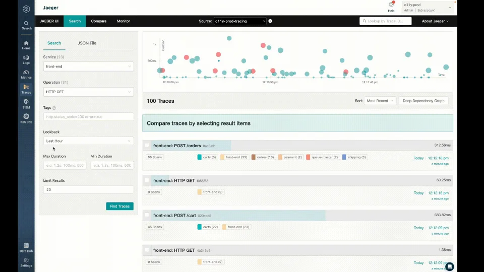 Application Performance Monitoring APM Logz.io