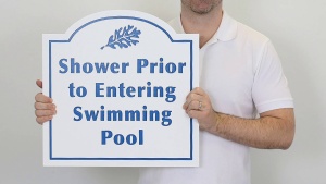 Pool Rules Signs