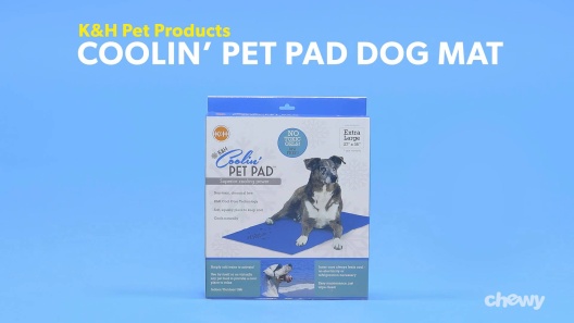 K&H PET PRODUCTS Coolin' Dog Mat, Blue, X-Large 