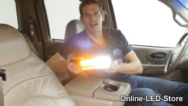 LAMPHUS® SolarBlast™ SBWL26 12W LED Emergency Vehicle Strobe Warning Windshield Dash Light