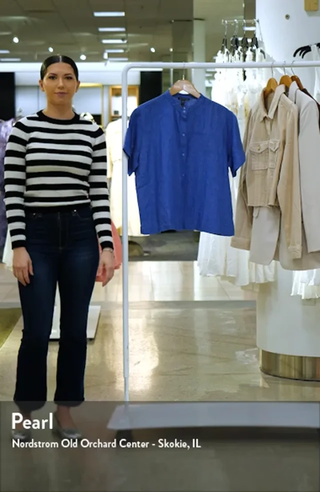 Eileen Fisher Organic Linen Button-Up Shirt Nordstromrack
