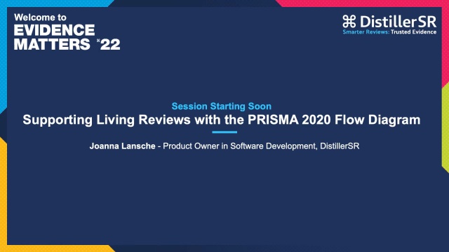 Supporting Living Reviews with the PRISMA 2020 Flow Diagram - DistillerSR