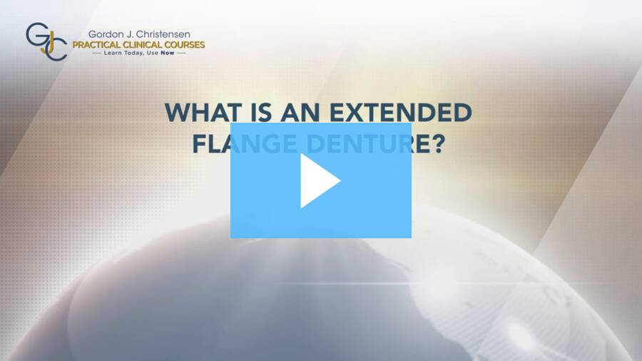 Q365 What is an extended flange denture?
