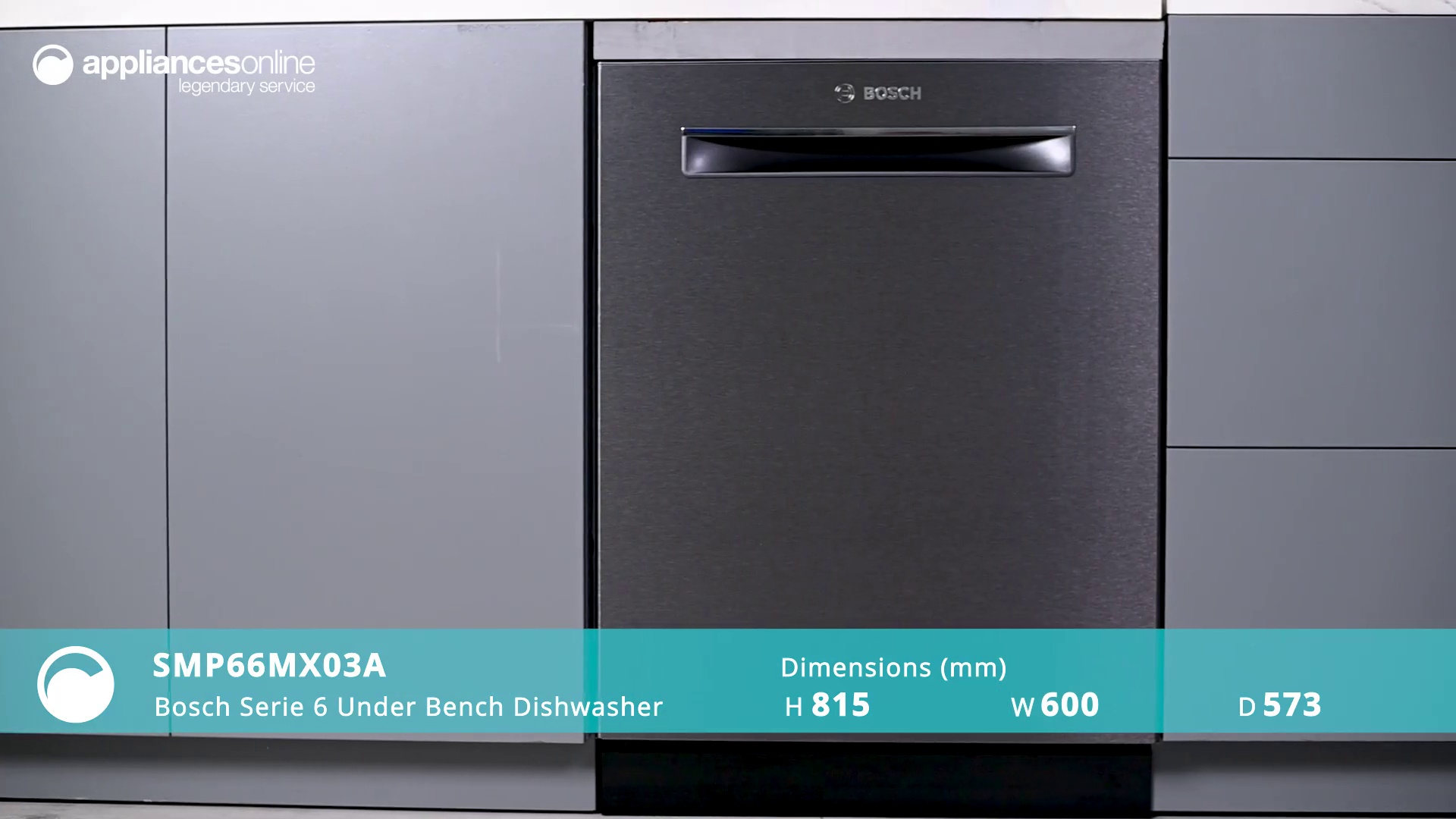 Bosch dishwasher best sale under bench