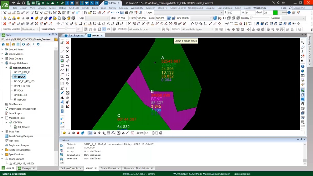Maptek - Grade Control & Grade Control Optimiser