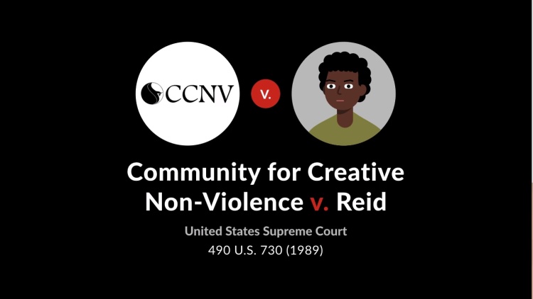 Community for Creative Non-violence v. Reid