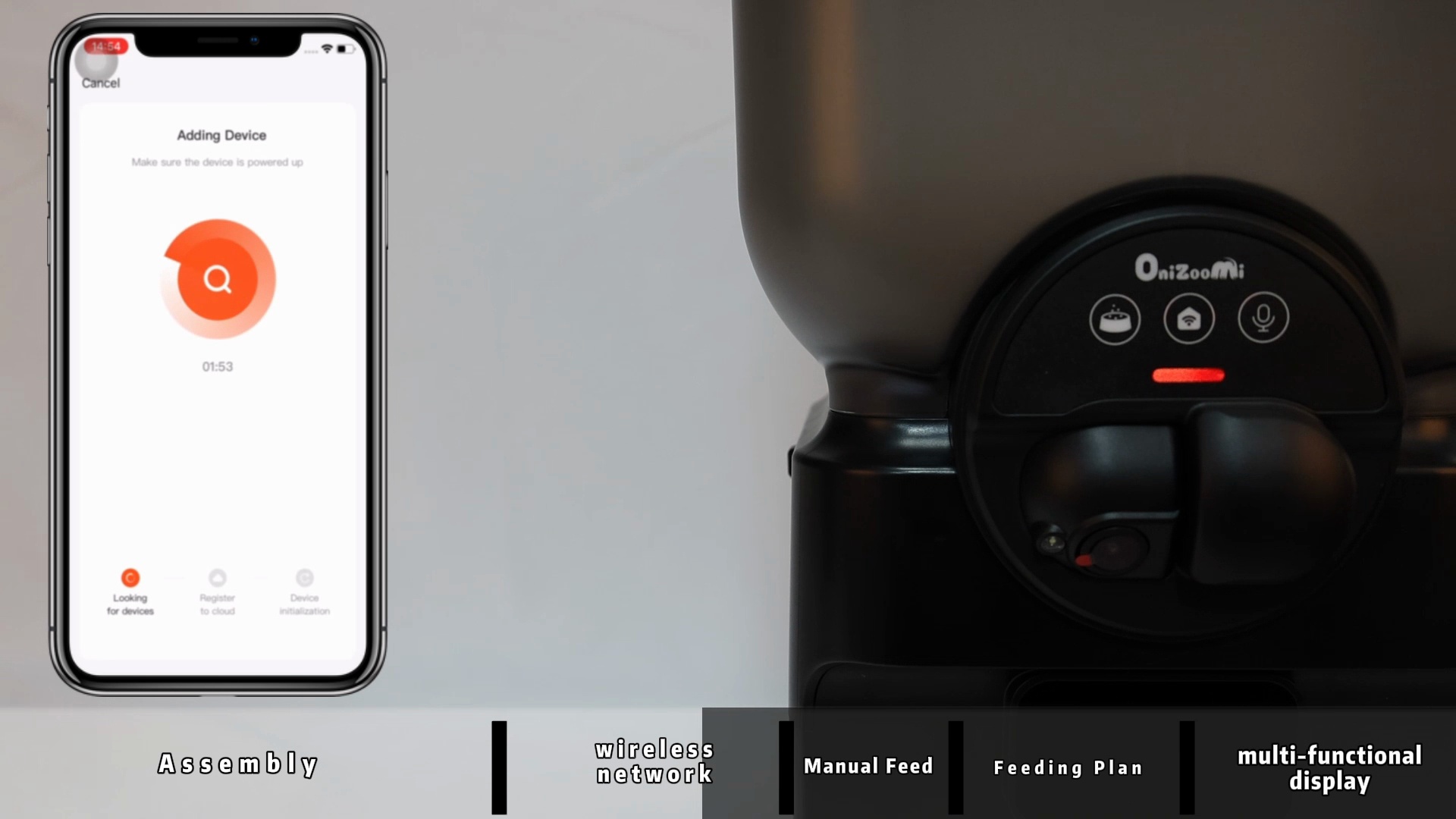 Out of Stock - ONIZOOMI Smart Camera 2.4G Automatic Cat & Dog