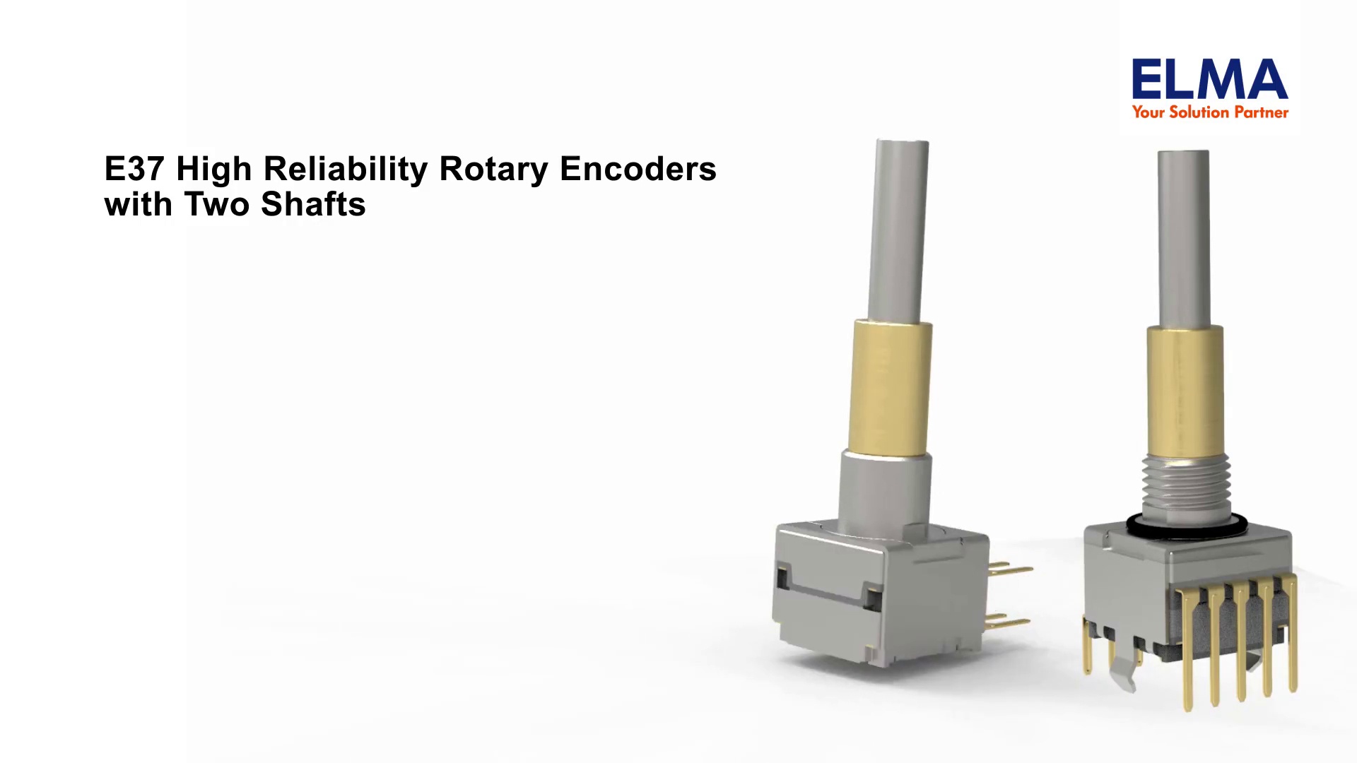 E37 miniature long-life dual concentric encoder