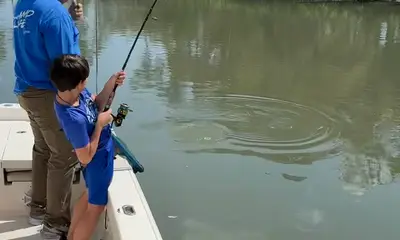 captain doug was amazing with the kids