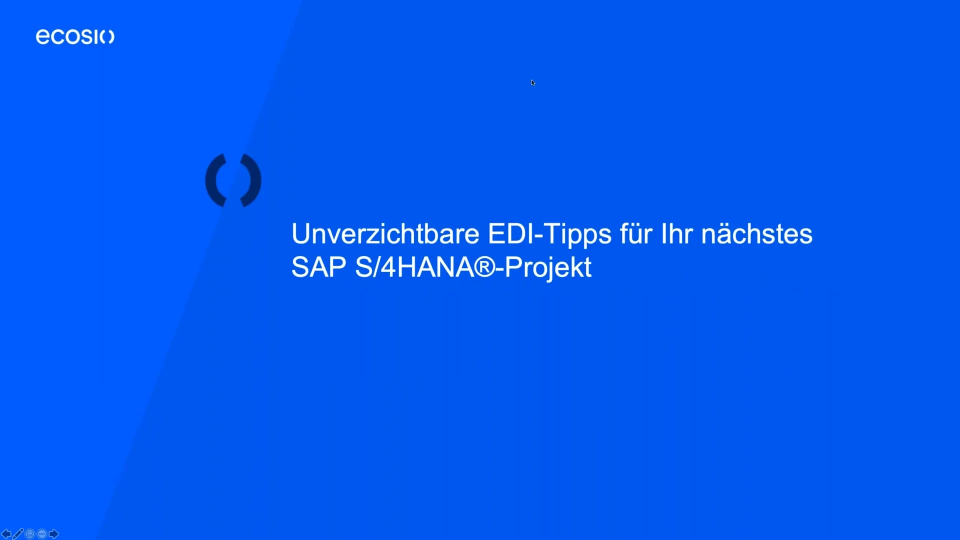 ⏰ Webinar Recording | Unverzichtbare EDI-Tipps Für Ihr Nächstes SAP S ...