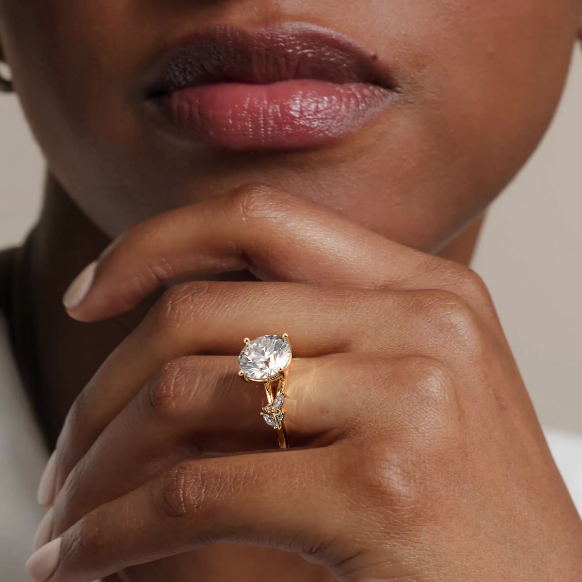 18K Yellow Gold Arden Diamond Ring