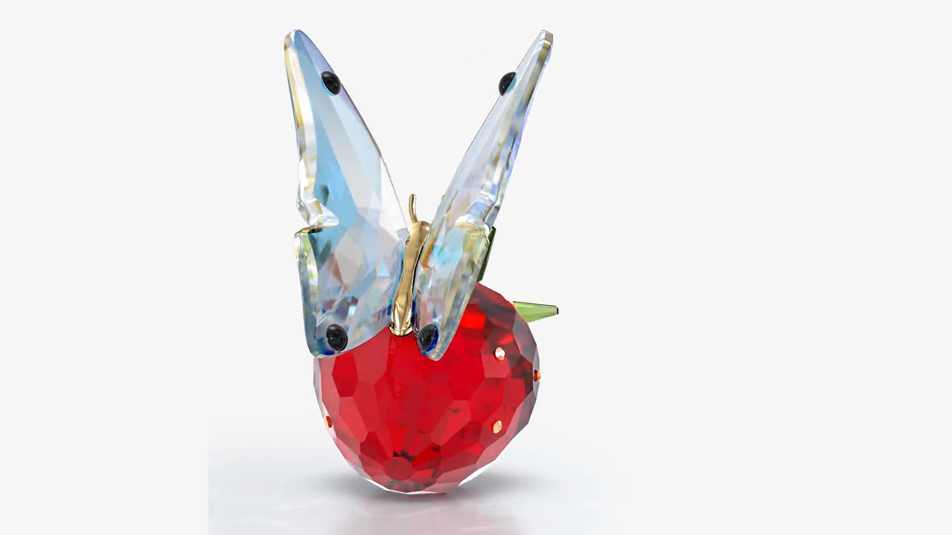 Swarovski Idyllia Crystal Butterfly & Strawberry | Nordstrom