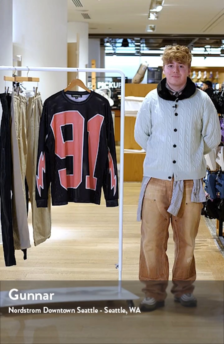 Damage Net Shirt /Long/コンクリート Damage Net Shirt /Long/コンクリート