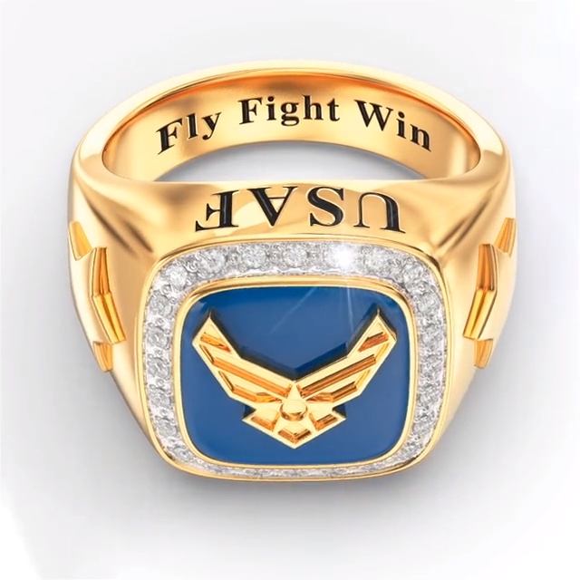 Danbury mint air sales force ring