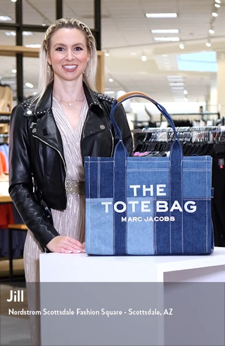 25年★MARC JACOBS 4R5HTT077H02 Large Tote Denim Marc Jacobs The Denim Large Tote Bag | Nordstrom