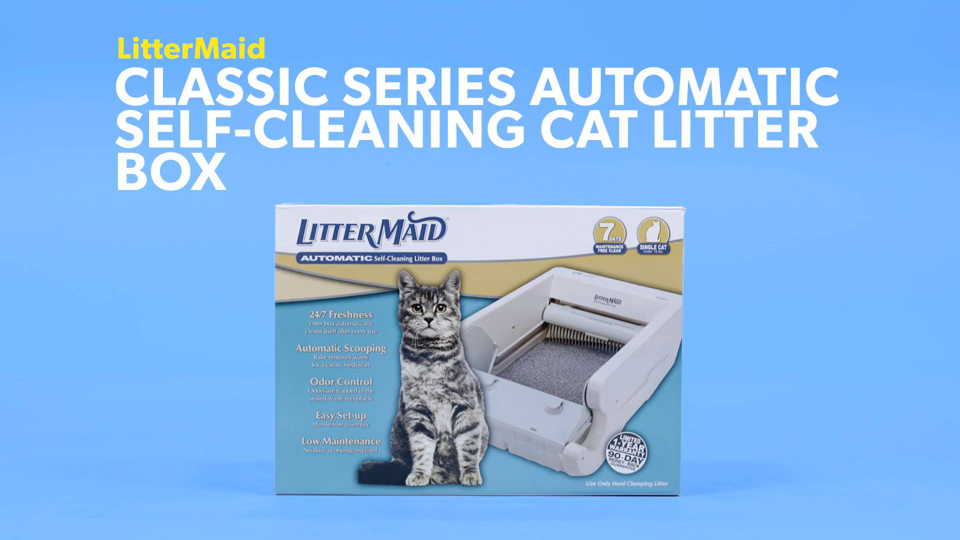 Discontinued LITTERMAID Classic Series Automatic Self Cleaning Cat Litter Box Chewy