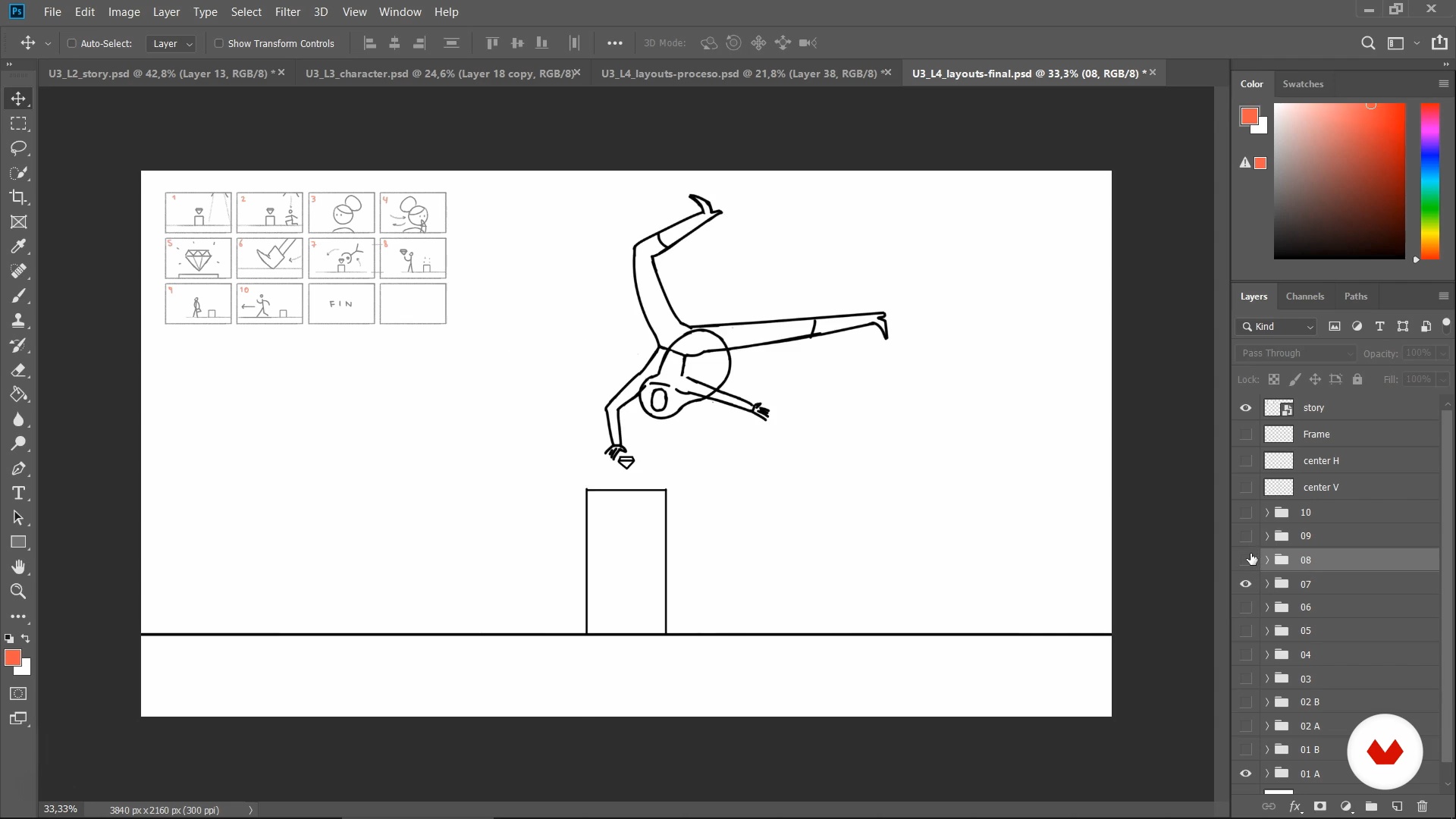 vectorial animation frame by frame style with after effects download