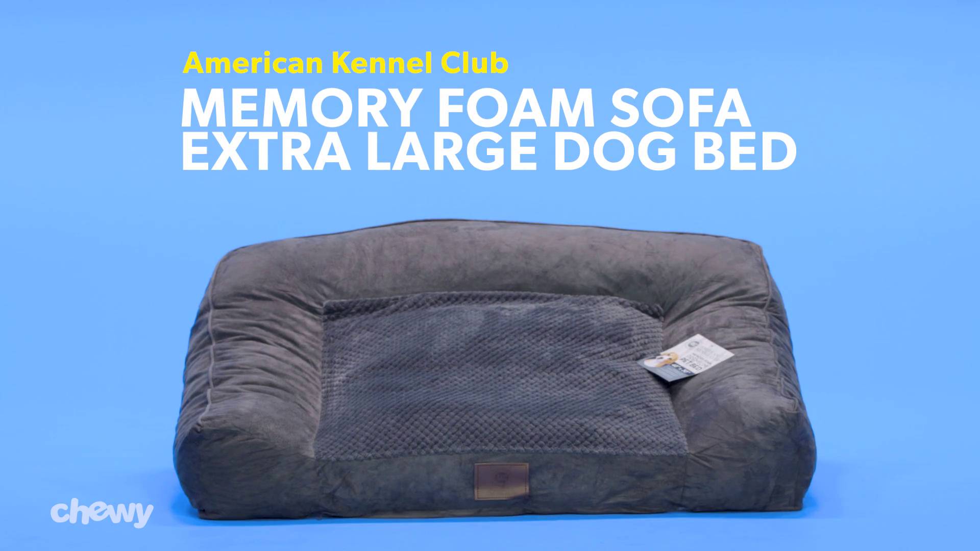 American kennel club memory foam discount sofa pet bed